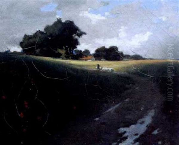 Heading Home, End Of Day Oil Painting by John William Beatty