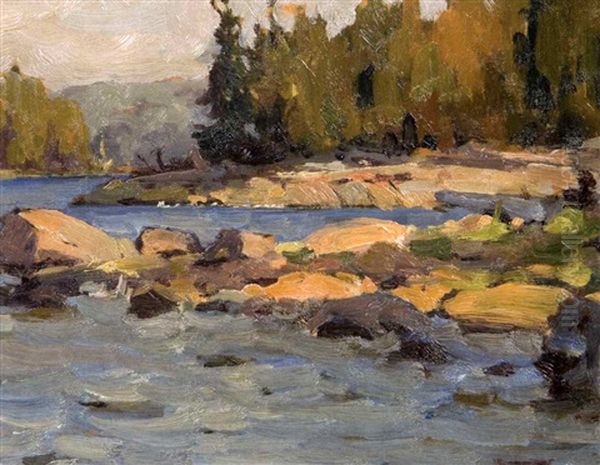 Autumn, Algonquin Park Oil Painting by John William Beatty