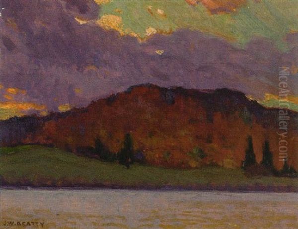 Autumn, Algonquin Park Oil Painting by John William Beatty