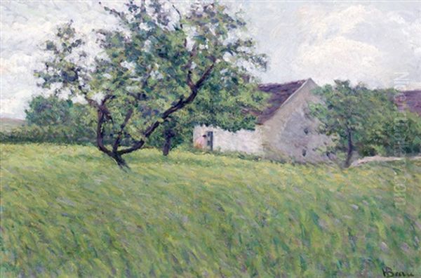 A Gentle Summer Breeze Oil Painting by Henri Beau