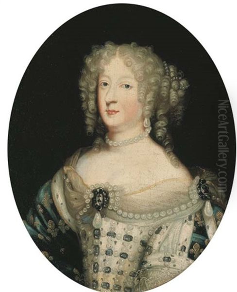 Portrait D'une Dame Oil Painting by Charles Beaubrun