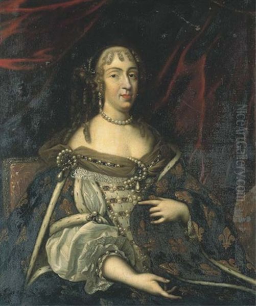 Portrait D'une Dame Oil Painting by Charles Beaubrun