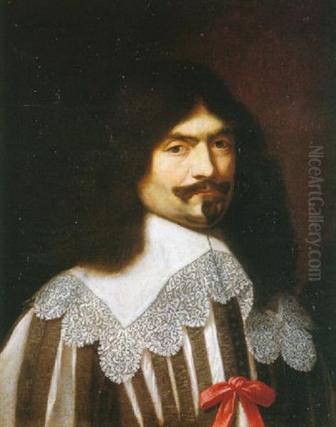 Retrato De Noble Frances Oil Painting by Charles Beaubrun