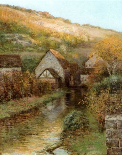 Le Vieux Moulin Oil Painting by Jean Beauduin