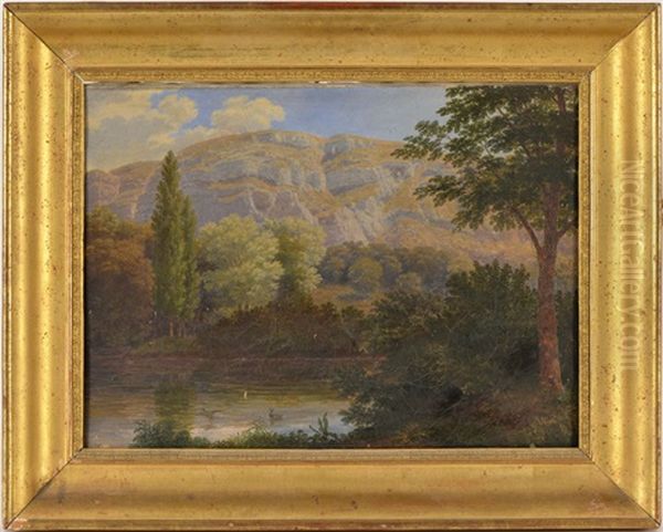 Collonges-sous-saleve Oil Painting by Gabriel Bouthillier de Beaumont