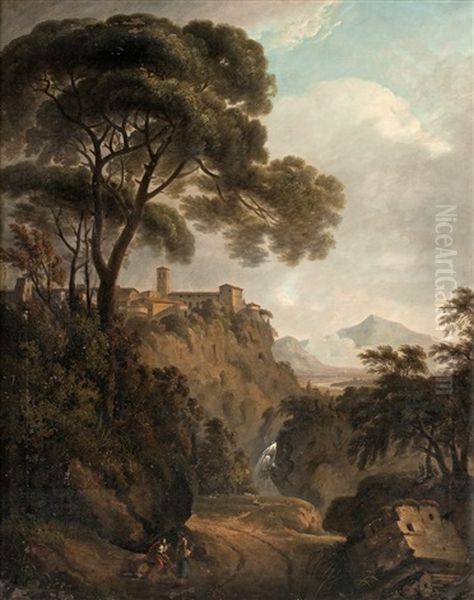 Grotta Ferrata by George Howland Beaumont