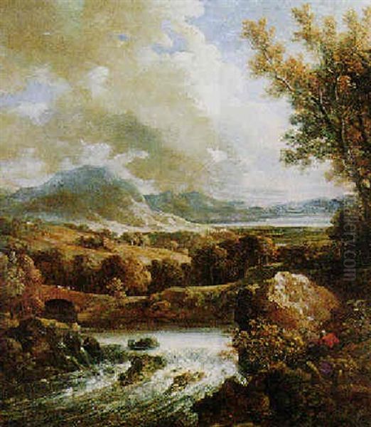 Landscape Oil Painting by George Howland Beaumont