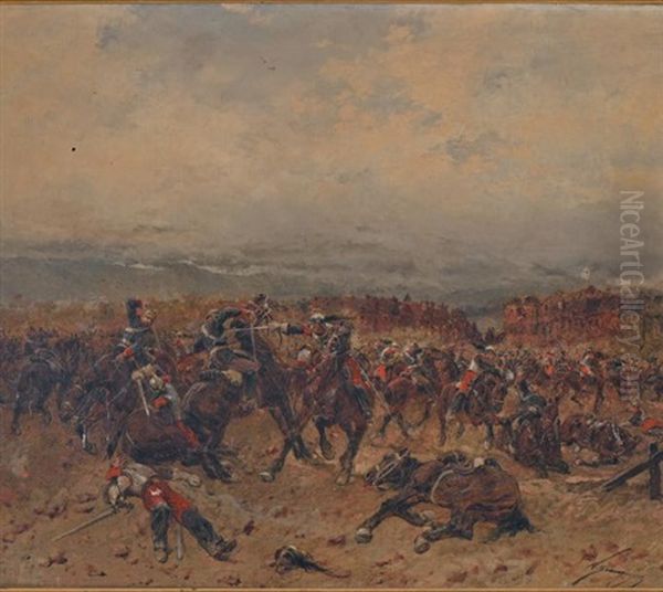 Combat Sous Verdun by Wilfrid Constant Beauquesne