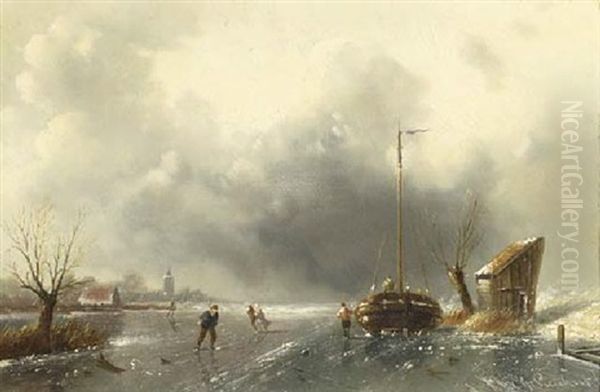 At The Height Of The Battle Oil Painting by Wilfrid Constant Beauquesne