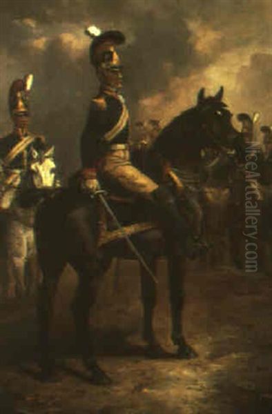 Royal Horse Guards Oil Painting by Richard Beavis