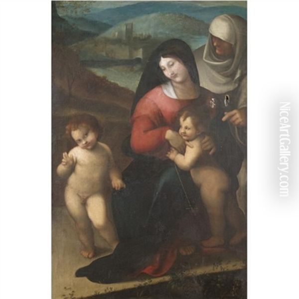 The Madonna And Child Oil Painting by Domenico Beccafumi