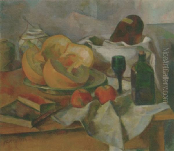 Still Life Oil Painting by Lothar Bechstein