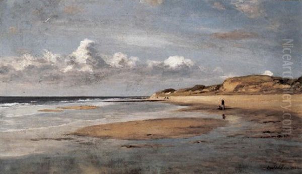 Kustenlandschaft (bretagne?) Oil Painting by Gustav von Bechtolsheim