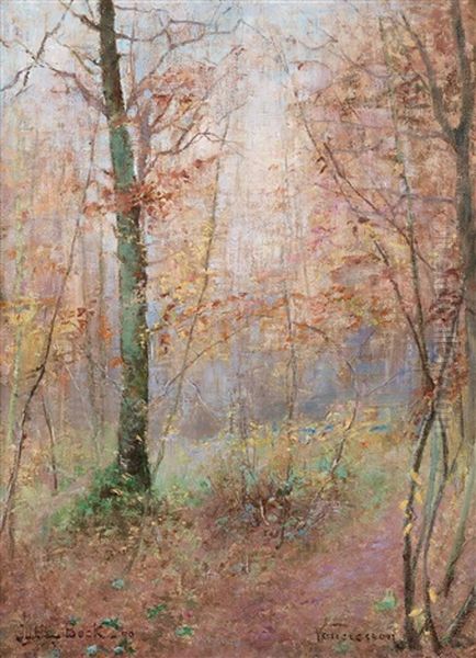 Fin D'octobre, Vaucresson Oil Painting by Julia Beck