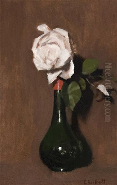 The White Rose Oil Painting by Clarice Marjoribanks Beckett