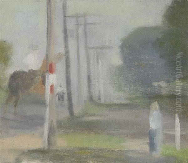 Morning Ride Oil Painting by Clarice Marjoribanks Beckett