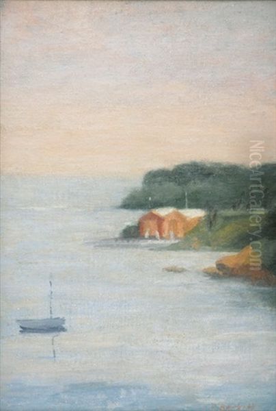 Ricketts Point, Beaumaris Oil Painting by Clarice Marjoribanks Beckett