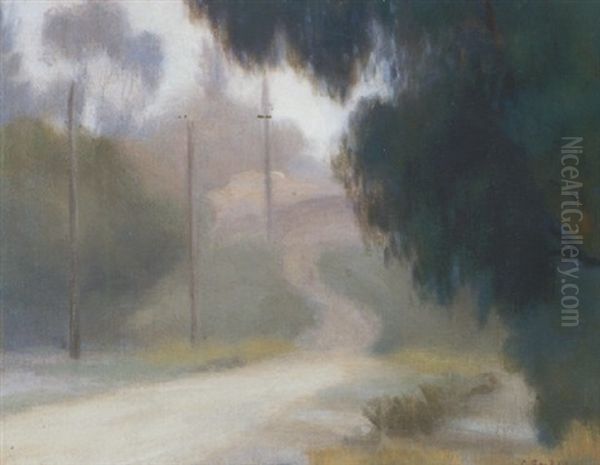 Foggy Morn Oil Painting by Clarice Marjoribanks Beckett