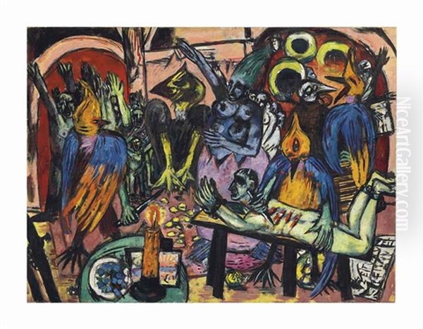 Holle Der Vogel by Max Beckmann