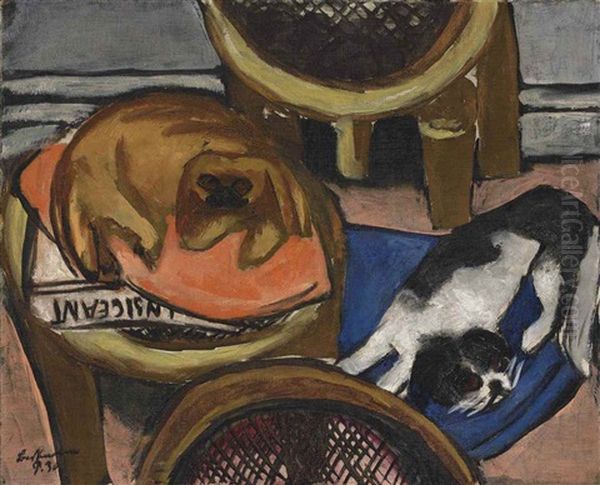 Hunde by Max Beckmann