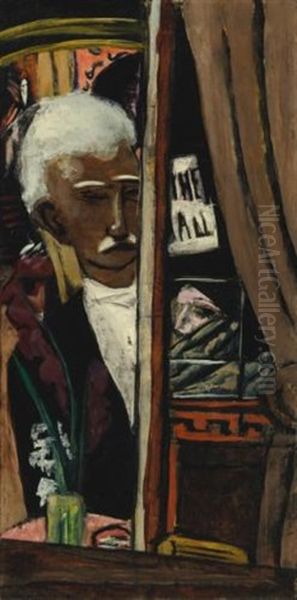 Claridge Ii Oil Painting by Max Beckmann