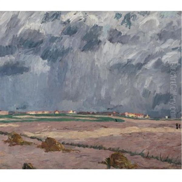 View Of Lankwitz And Marienfelde Or Spring Near Sudende Oil Painting by Max Beckmann