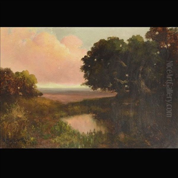 Reflections At Sunrise Oil Painting by Arthur Beckwith