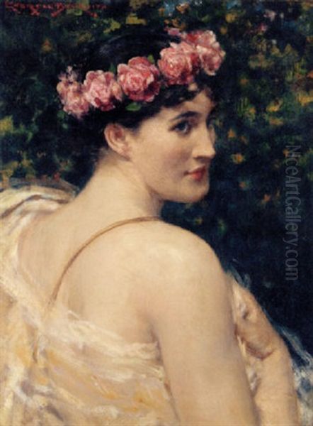 Diana Oil Painting by James Carroll Beckwith