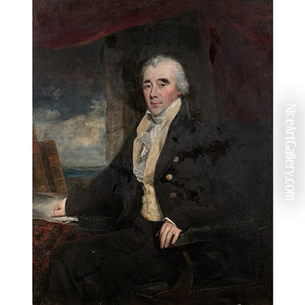 Portrait Presume De Joshua Grigby Oil Painting by Sir William Beechey