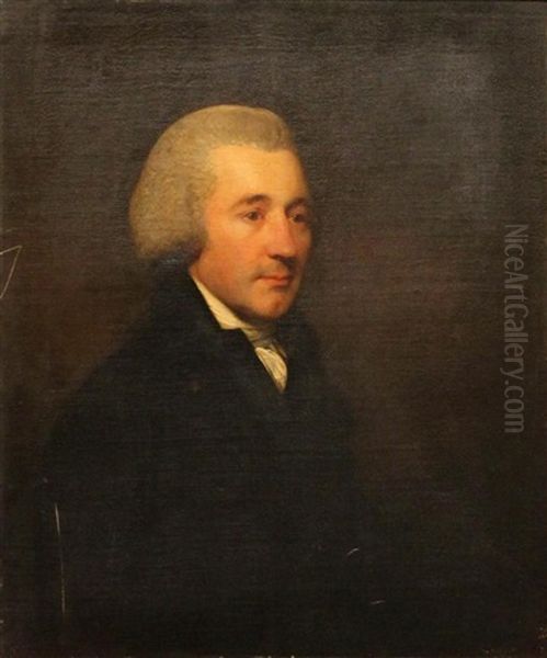 Portrait Of The Archdeacon Strachey Oil Painting by Sir William Beechey