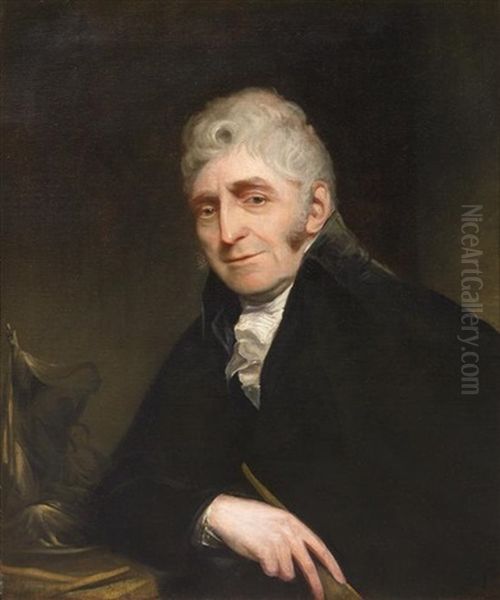 Portrait Of Joseph Nollekens, R.a Oil Painting by Sir William Beechey