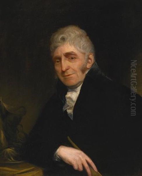 Portrait Of Joesph Nollekens, R.a Oil Painting by Sir William Beechey