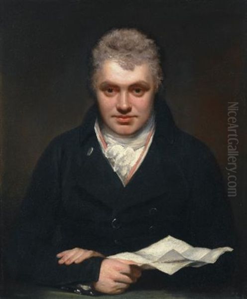 Portrait Of George Arbuthnot Of Elderslie (1772-1843) Oil Painting by Sir William Beechey