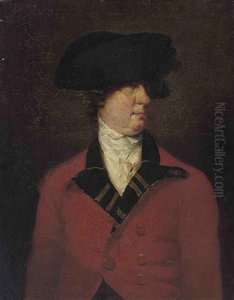 Portrait Of A Gentleman, Traditionally Identified As William Addington, In The Uniform Of The Westminster Volunteers Oil Painting by Sir William Beechey