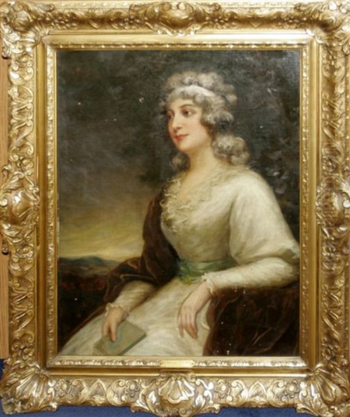 Lady Charlotte Johnson Oil Painting by Sir William Beechey