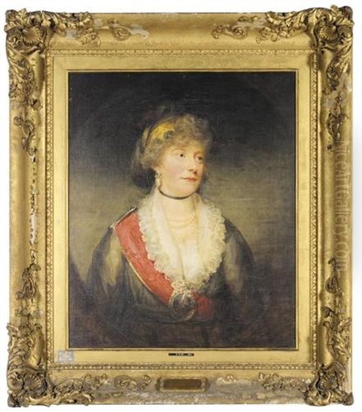 Portrait Of Charlotte Princess Royal (charlotte Prinzessin Von Grossbritannien Und Irland) Oil Painting by Sir William Beechey