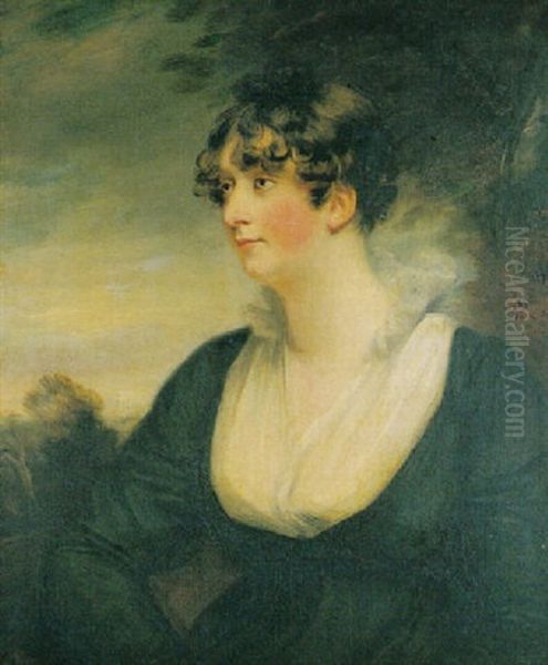 Portrait Of Mrs. Gulston by Sir William Beechey