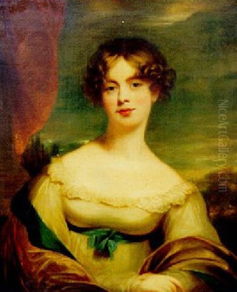 Miss Polly Faronick Oil Painting by Sir William Beechey