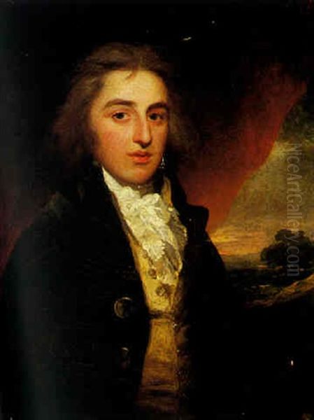 Portrait Of William, 5th Duke Of Manchester Oil Painting by Sir William Beechey