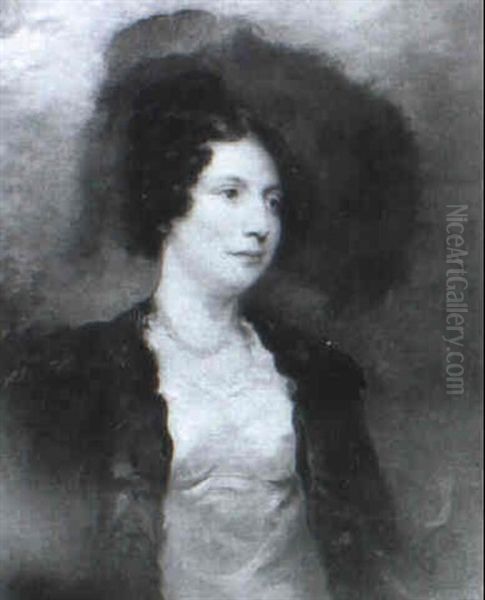 Portrait Of Lady Somers Oil Painting by Sir William Beechey