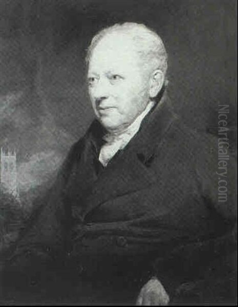 Portrait Of An Unknown Rector Of Oxford Oil Painting by Sir William Beechey