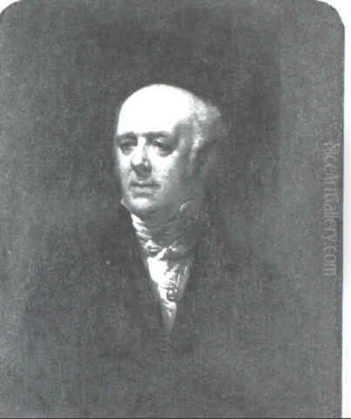 Portrait Of Lord Raglan Oil Painting by Sir William Beechey