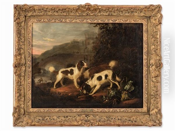 Hunting Piece Oil Painting by Adriaen Cornelisz Beeldemaker