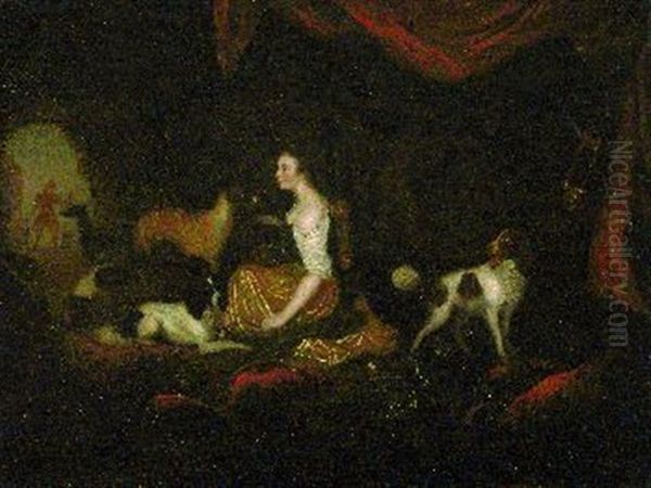 Diana Im Bade Oil Painting by Adriaen Cornelisz Beeldemaker