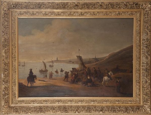 Le Retour De La Peche Oil Painting by Cornelis Beelt