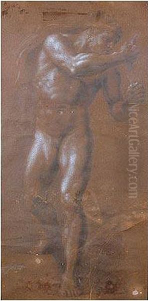 Hercules Oil Painting by Joaquin Agrasot y Juan