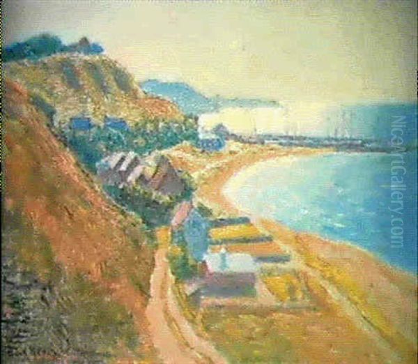 Le Petit Port Oil Painting by Dick Beer