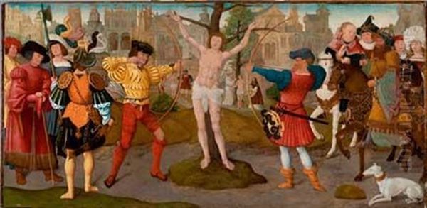 Martyre De Saint Sebastien Oil Painting by Jan de Beer