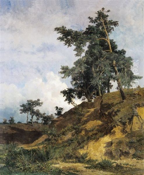 Kempisch Landschap Oil Painting by Euphrosine Beernaert