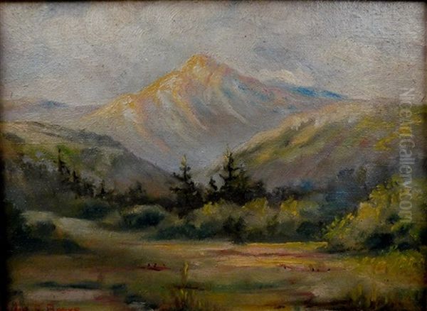 Mountain Landscape Oil Painting by Julie Hart Beers